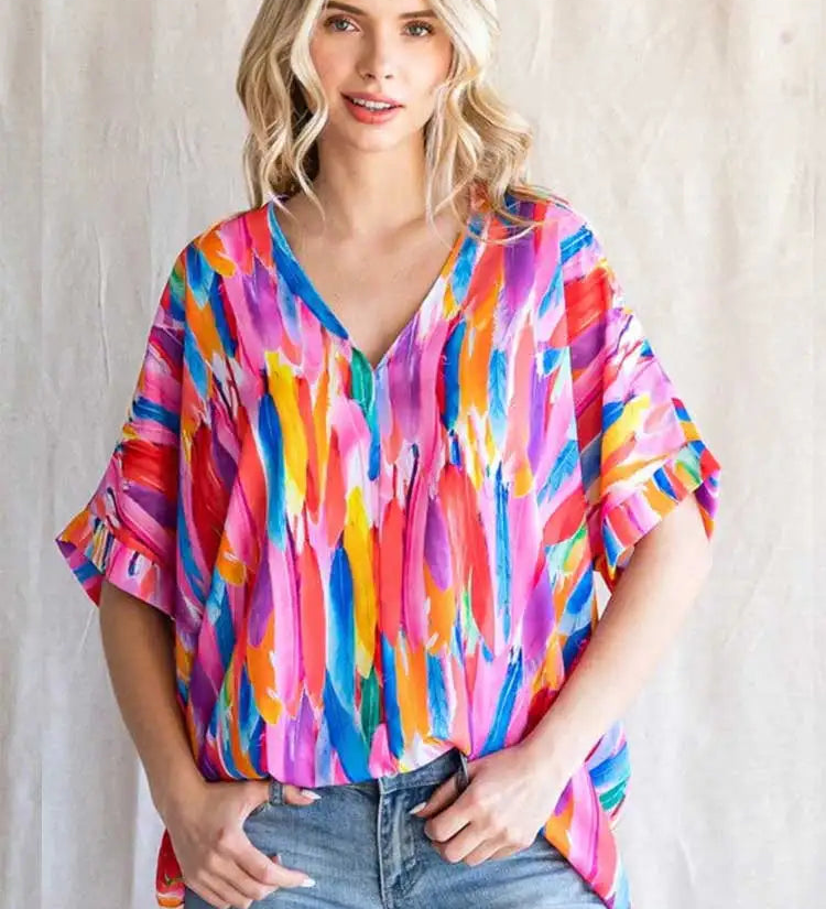 Evie - Blouse - Multicolore