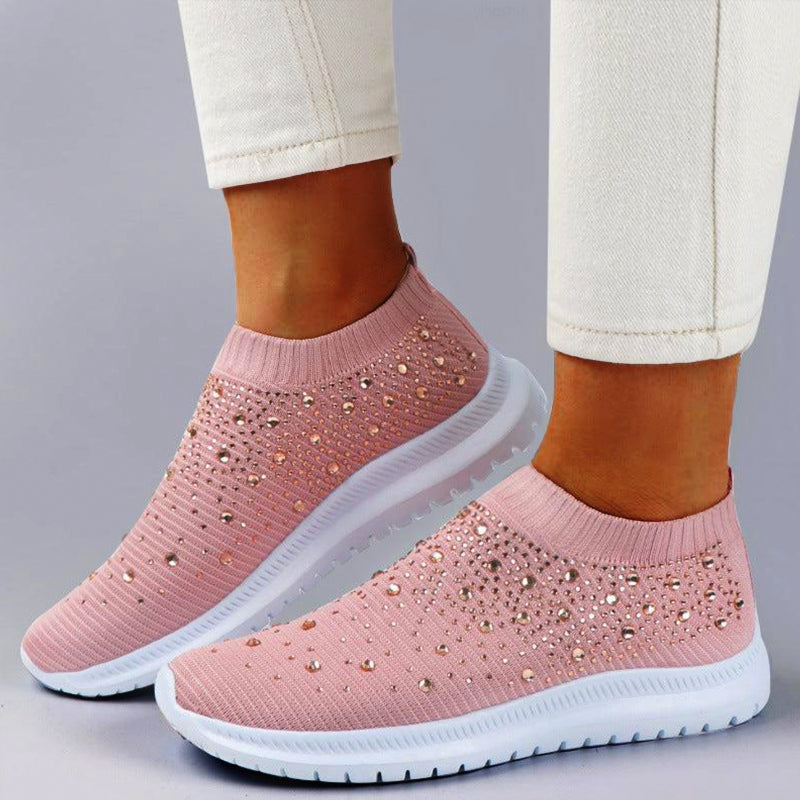 Fleurine - Baskets Slip-On Scintillantes — vue 1