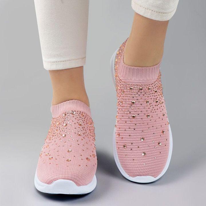 Fleurine - Baskets Slip-On Scintillantes — vue 2