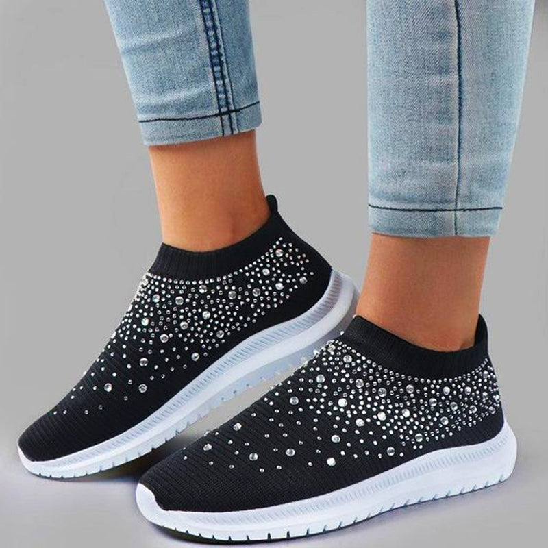 Fleurine - Baskets Slip-On Scintillantes