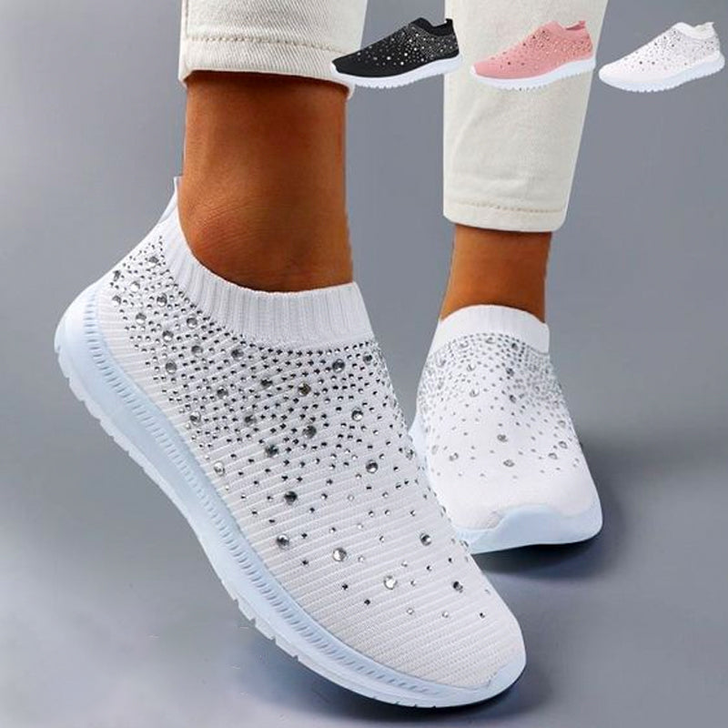 Fleurine - Baskets Slip-On Scintillantes