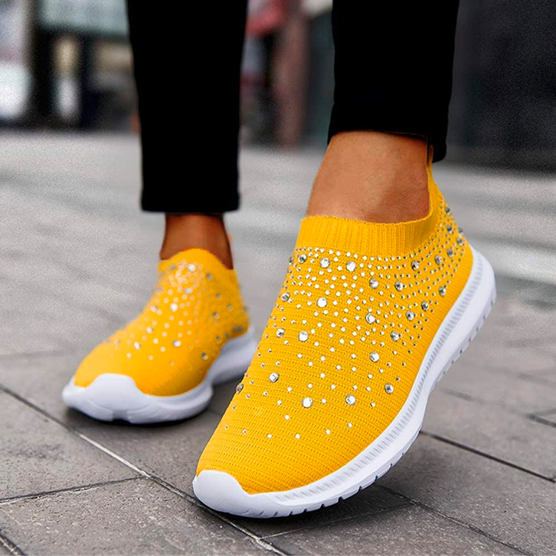 Fleurine - Baskets Slip-On Scintillantes