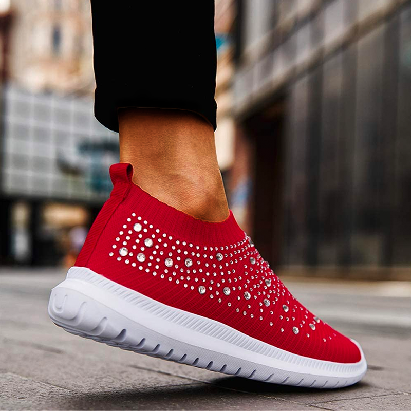 Fleurine - Baskets Slip-On Scintillantes