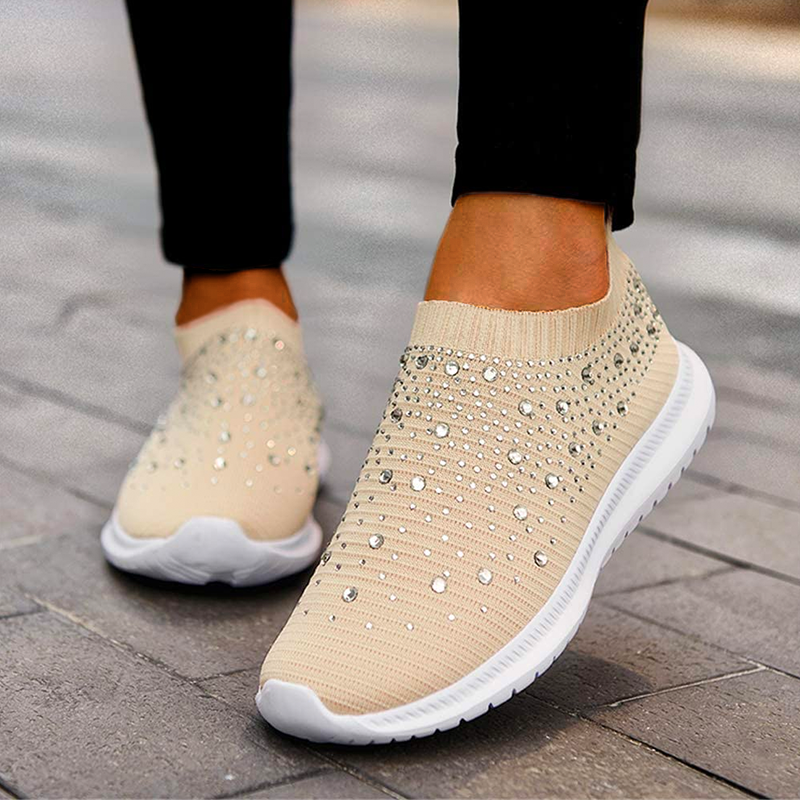 Fleurine - Baskets Slip-On Scintillantes