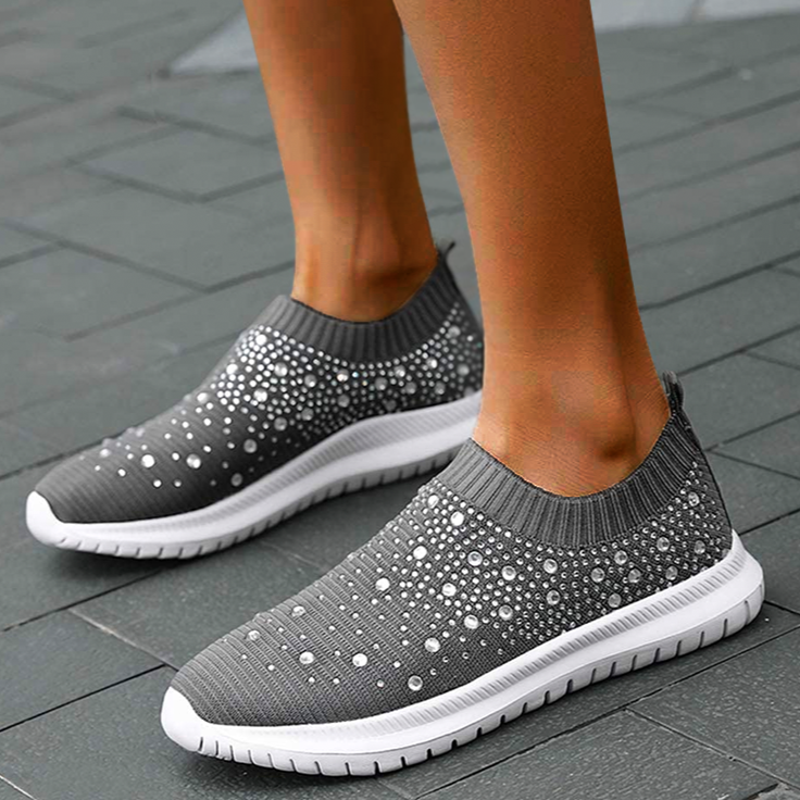 Fleurine - Baskets Slip-On Scintillantes