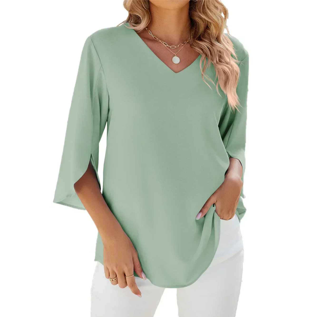 Harriet - Blouse - Vert Clair