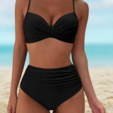 Jimena - Bikini taille haute à couverture complète