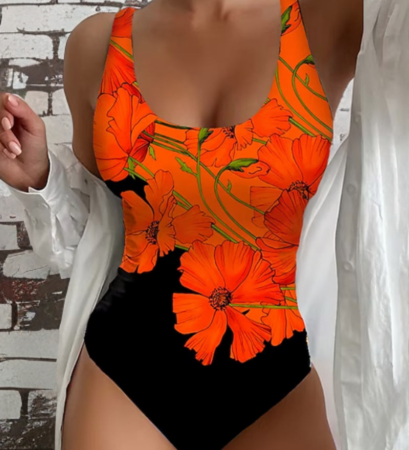 Leire - Maillot une pièce à délicat imprimé floral