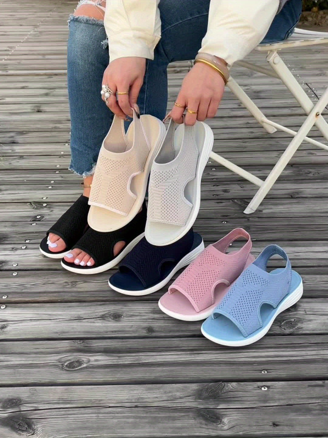 Leonor - Chaussures-Sandales Sans Lacets — vue 14