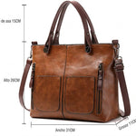 Leticia - Sac Cabas à Poches Latérales