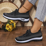 Liora - Baskets Basses à Motifs Rayés — vue 8