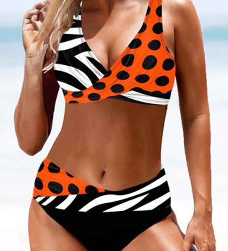 Lorena - Bikini coloré et radieux à imprimé vibrant