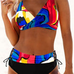 Lorena - Bikini coloré et radieux à imprimé vibrant