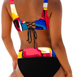 Lorena - Bikini coloré et radieux à imprimé vibrant