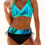 Lorena - Bikini coloré et radieux à imprimé vibrant