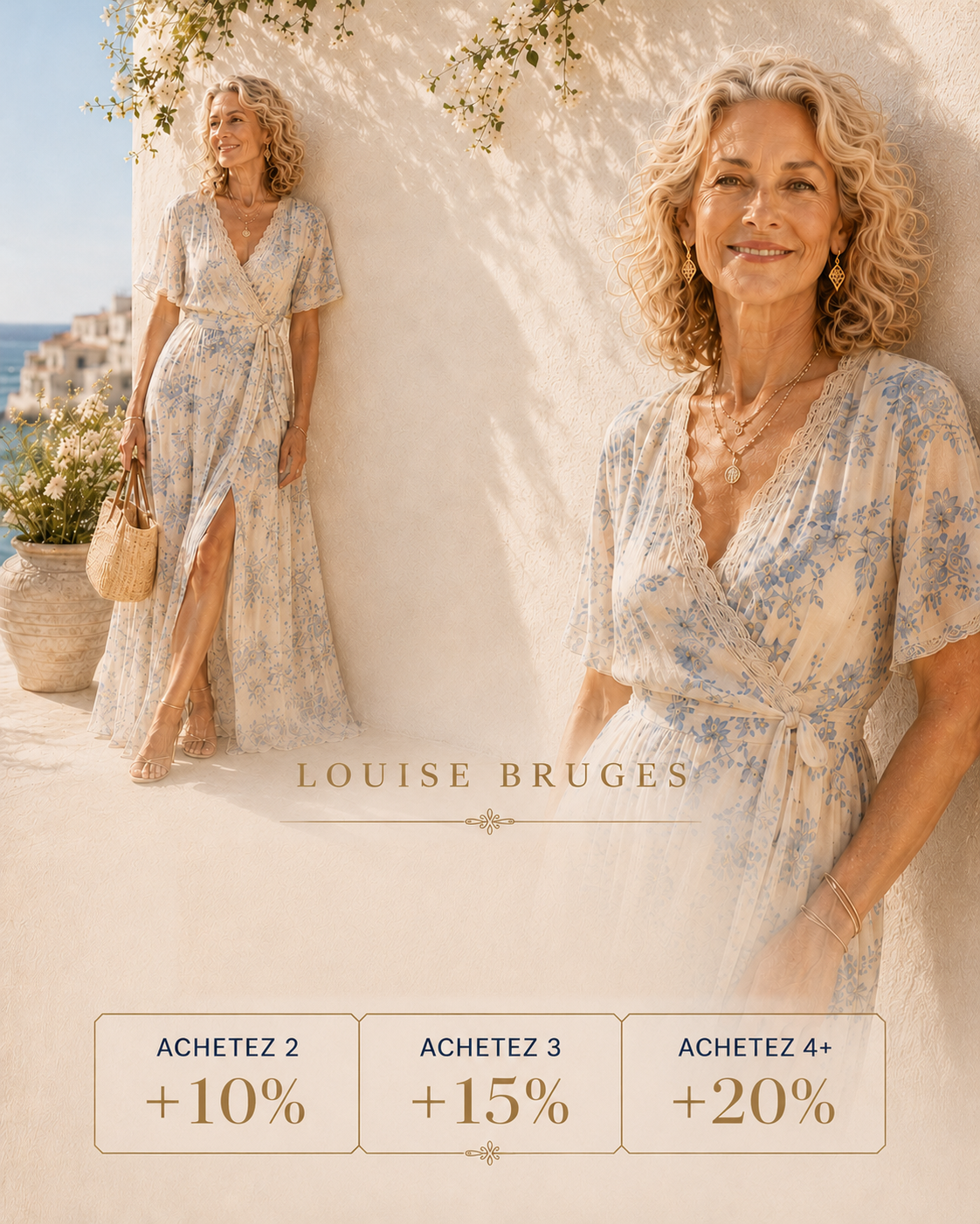 Louise Bruges — robes fleuries et avantages quantité