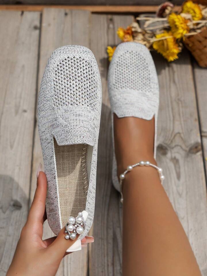 Lunira | Chaussures Plates en Maille