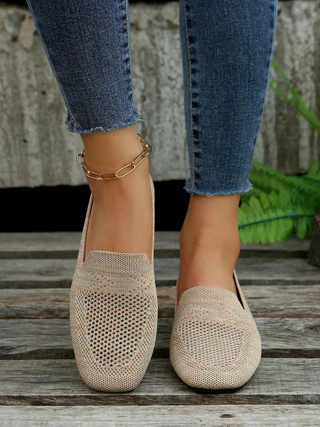 Lunira | Chaussures Plates en Maille
