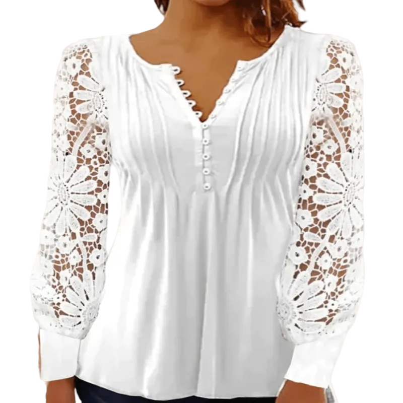 Magali · Blouse à Manches Ajourées — vue 1