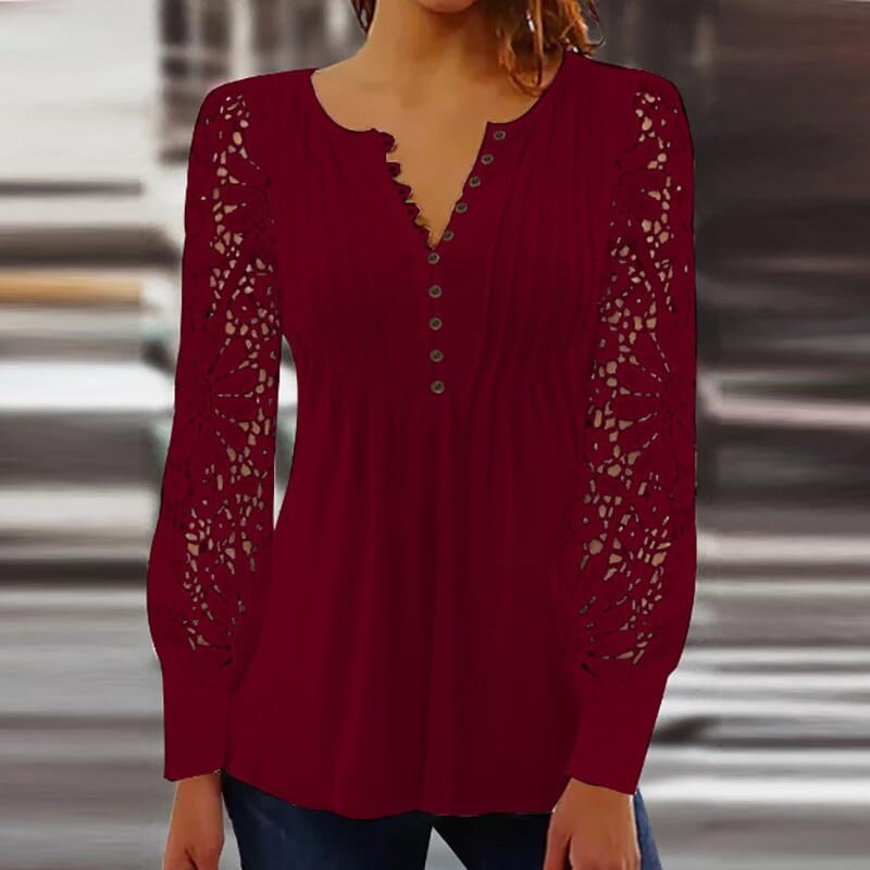 Magali · Blouse à Manches Ajourées — vue 3