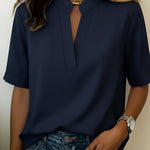 Margaux - Blouse - Bleu foncé