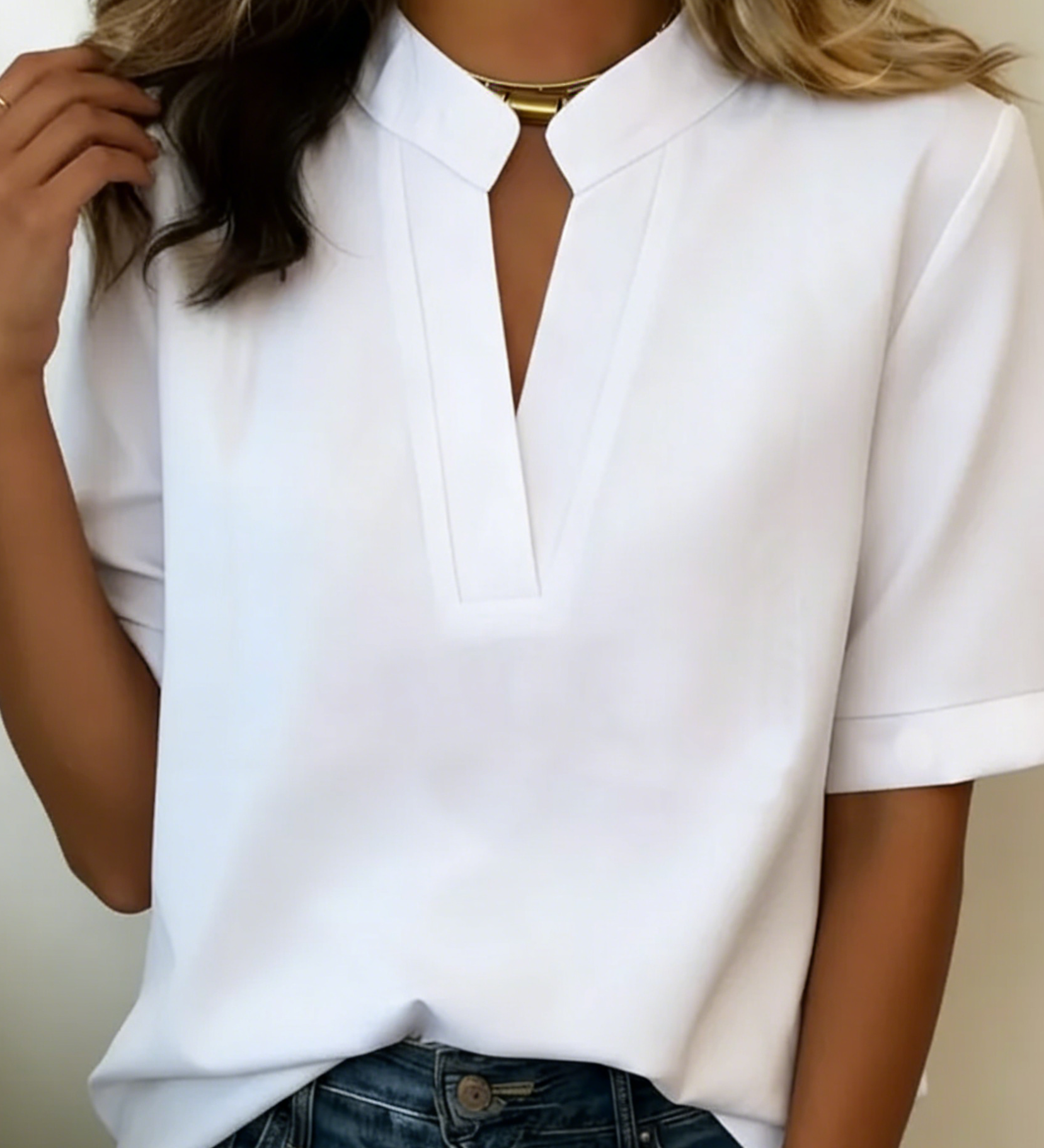 Margaux - Blouse - Blanc