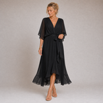 Monica - Robe Fluide Col en V — vue 3
