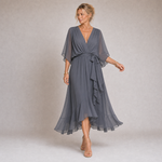 Monica - Robe Fluide Col en V — vue 7