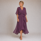 Monica - Robe Fluide Col en V — vue 8