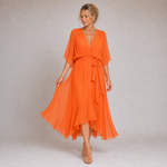Monica - Robe Fluide Col en V — vue 10