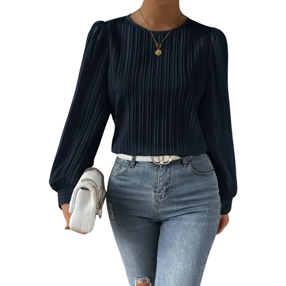 Mouna - Blouse - Bleu Marine