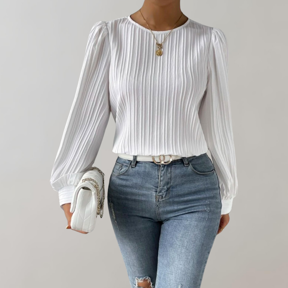 Mouna - Blouse - Blanc