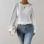 Mouna - Blouse - Blanc