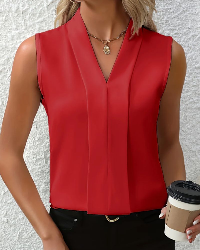 Nicole - Blouse - Rouge