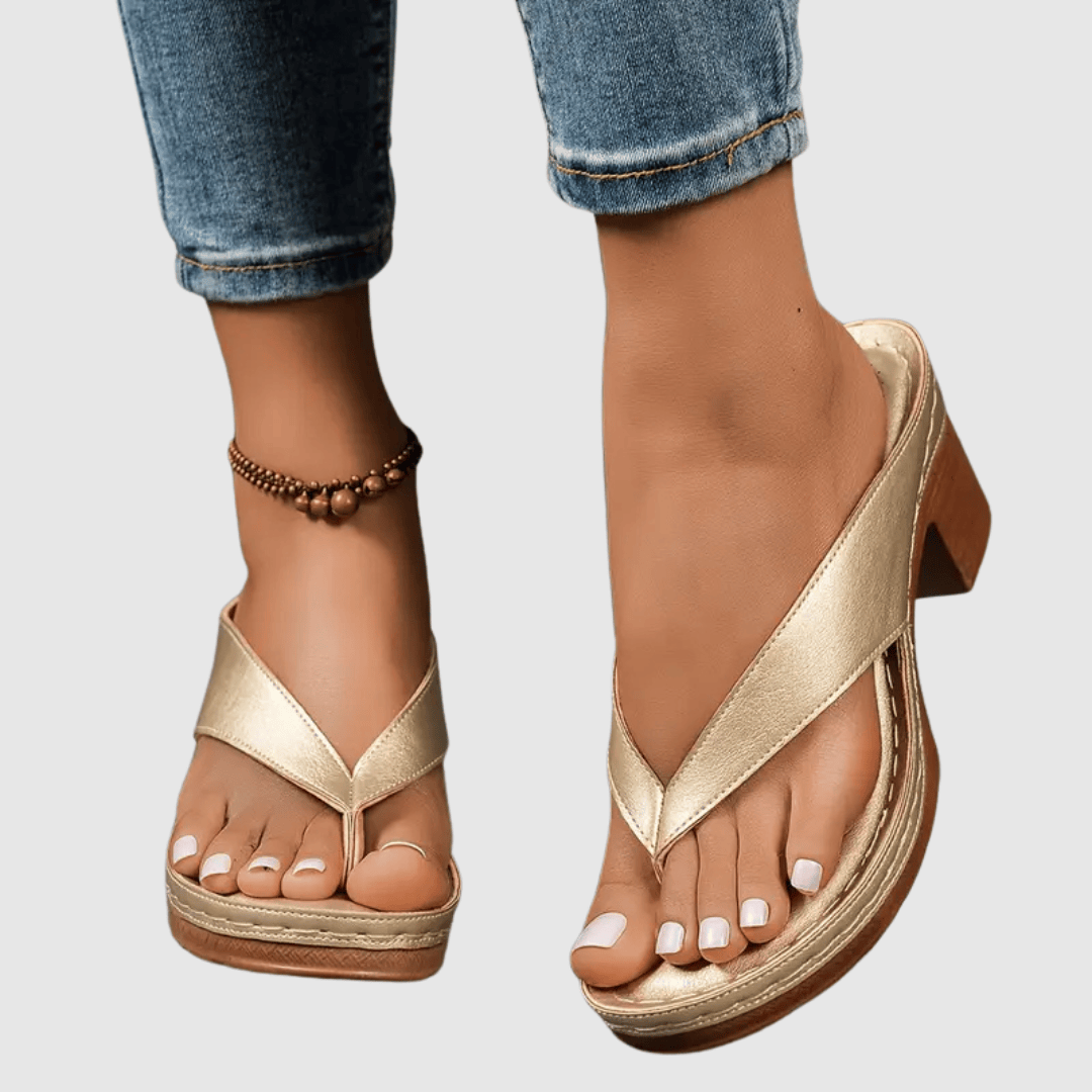 Nina - Sandales à Talon Bloc