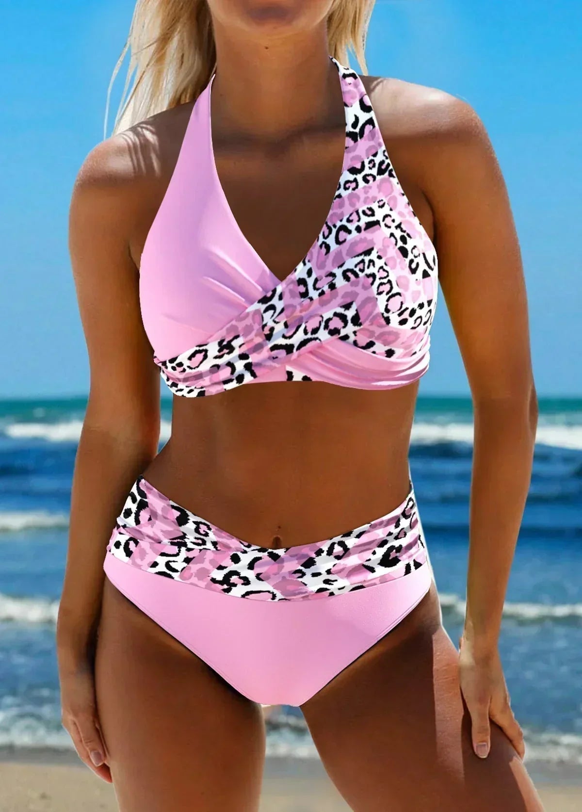 Noelia - Bikini croisé taille haute qui sublime la silhouette