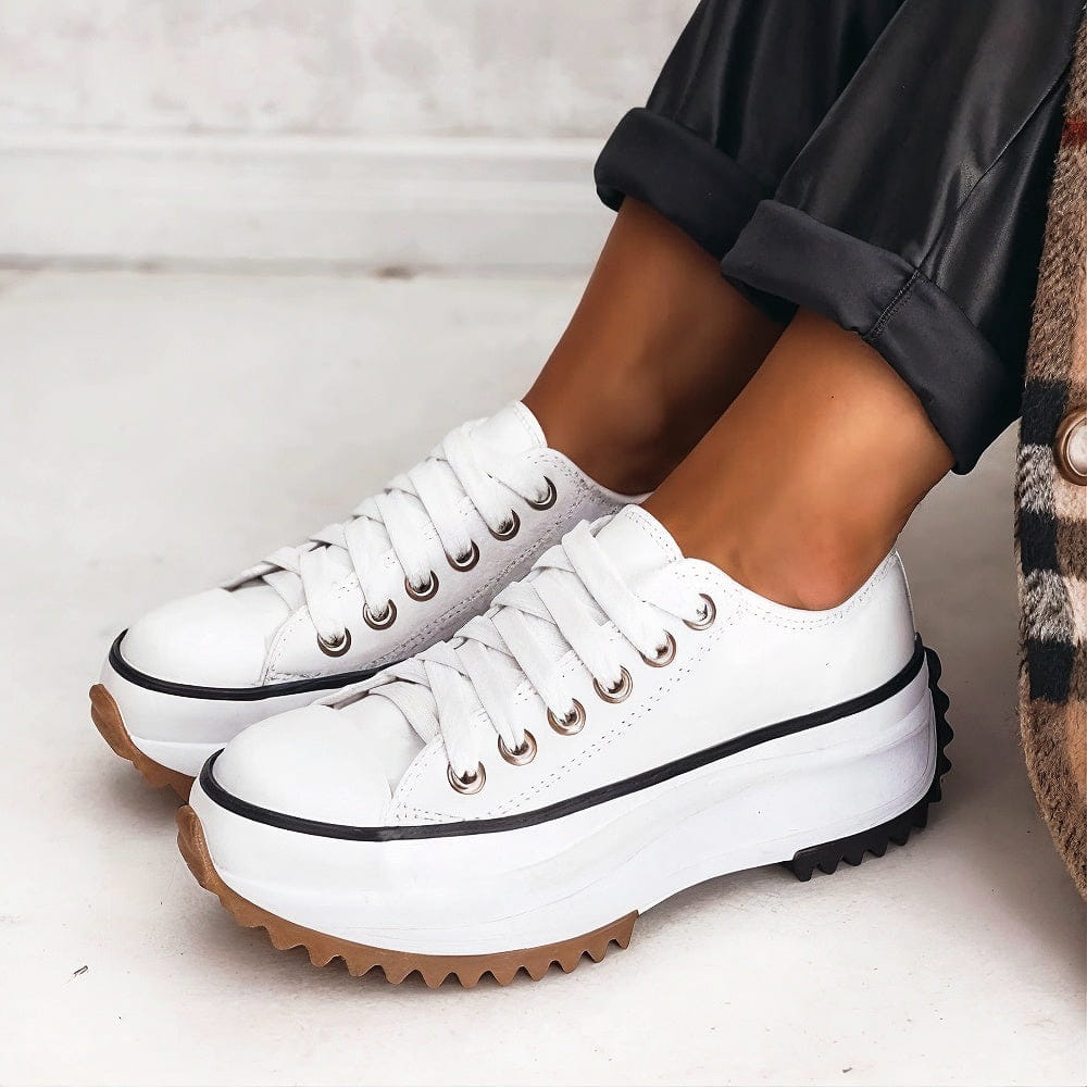 Octavie | Baskets Plateforme en Toile