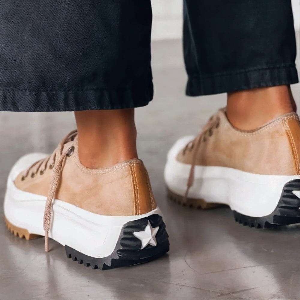 Octavie | Baskets Plateforme en Toile