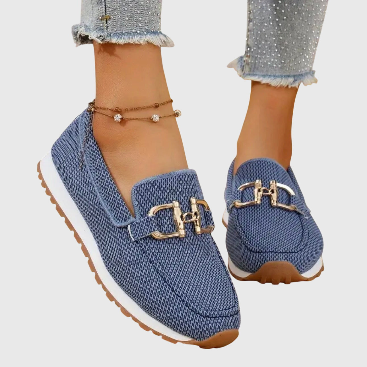 Ondine - Mocassins Texturés à Plateforme