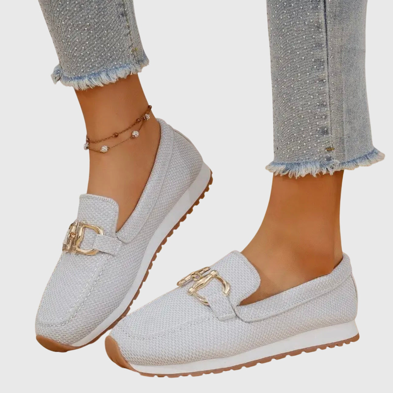 Ondine - Mocassins Texturés à Plateforme