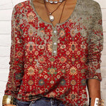 Ria - Blouse - Rouge
