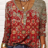 Ria - Blouse - Rouge