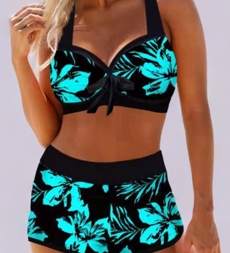 Rocio - Maillot de Bain Taille Haute à Délicat Imprimé Floral