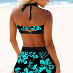 Rocio - Maillot de Bain Taille Haute à Délicat Imprimé Floral