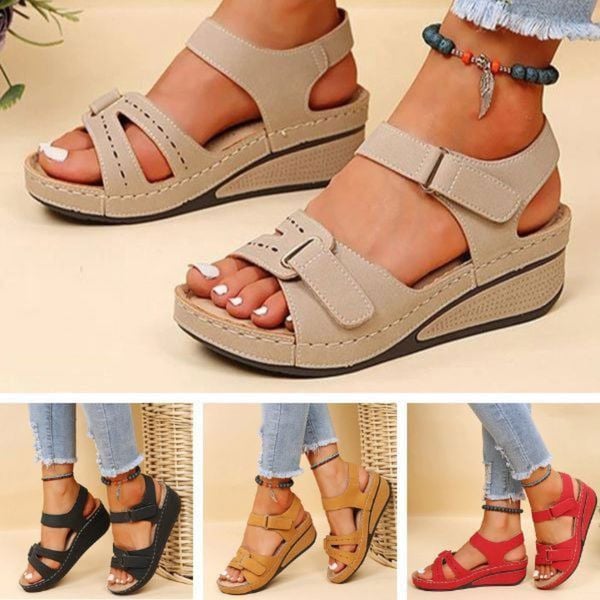 Saray - Sandales Compensées à Bride Cheville — vue 2