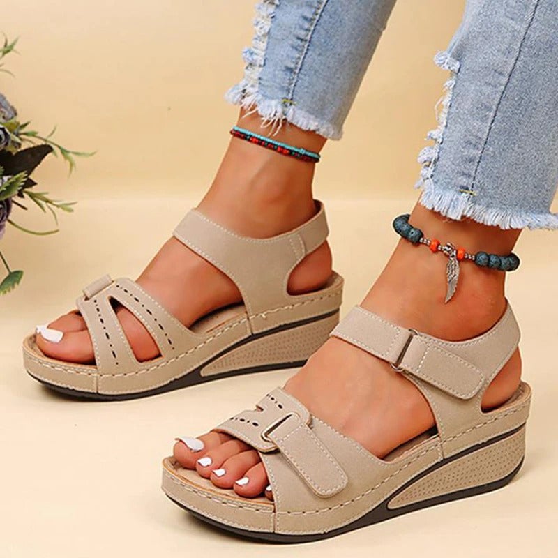 Saray - Sandales Compensées à Bride Cheville — vue 3