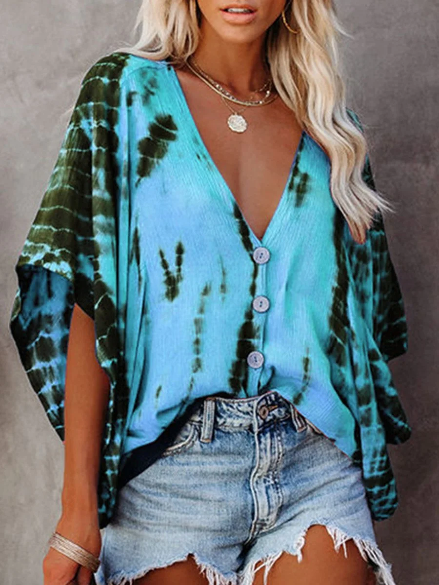 Selena - Blouse - Bleu