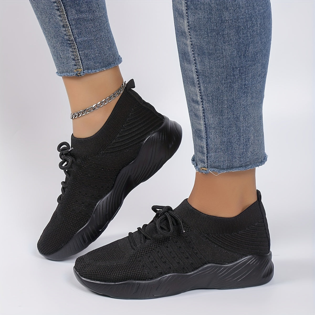 Soléianne - Baskets Texturées à Lacets — vue 7