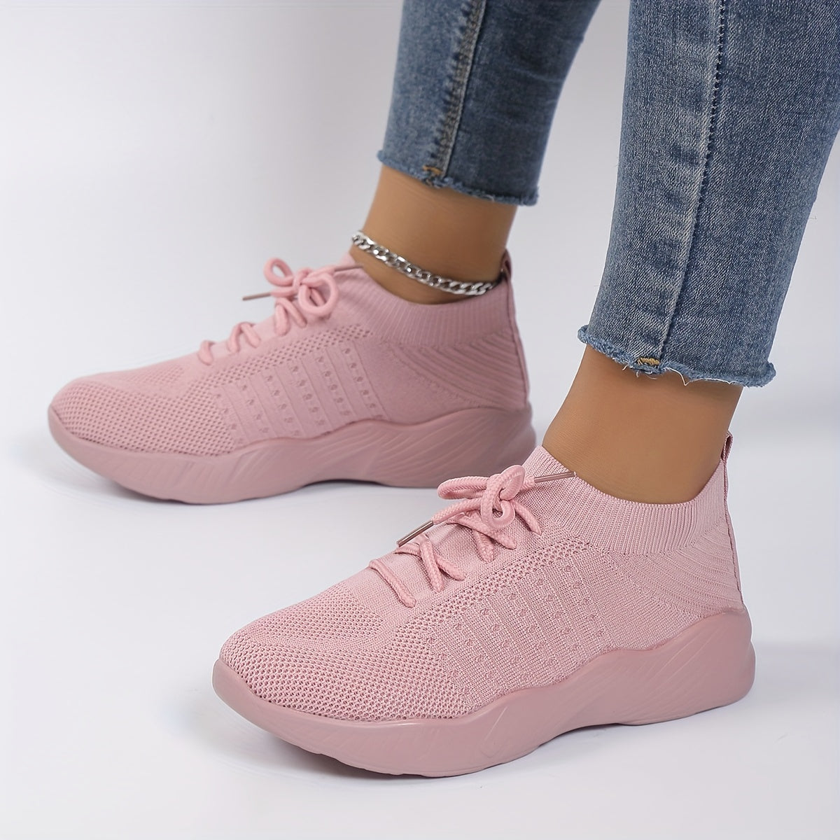 Soléianne - Baskets Texturées à Lacets — vue 8