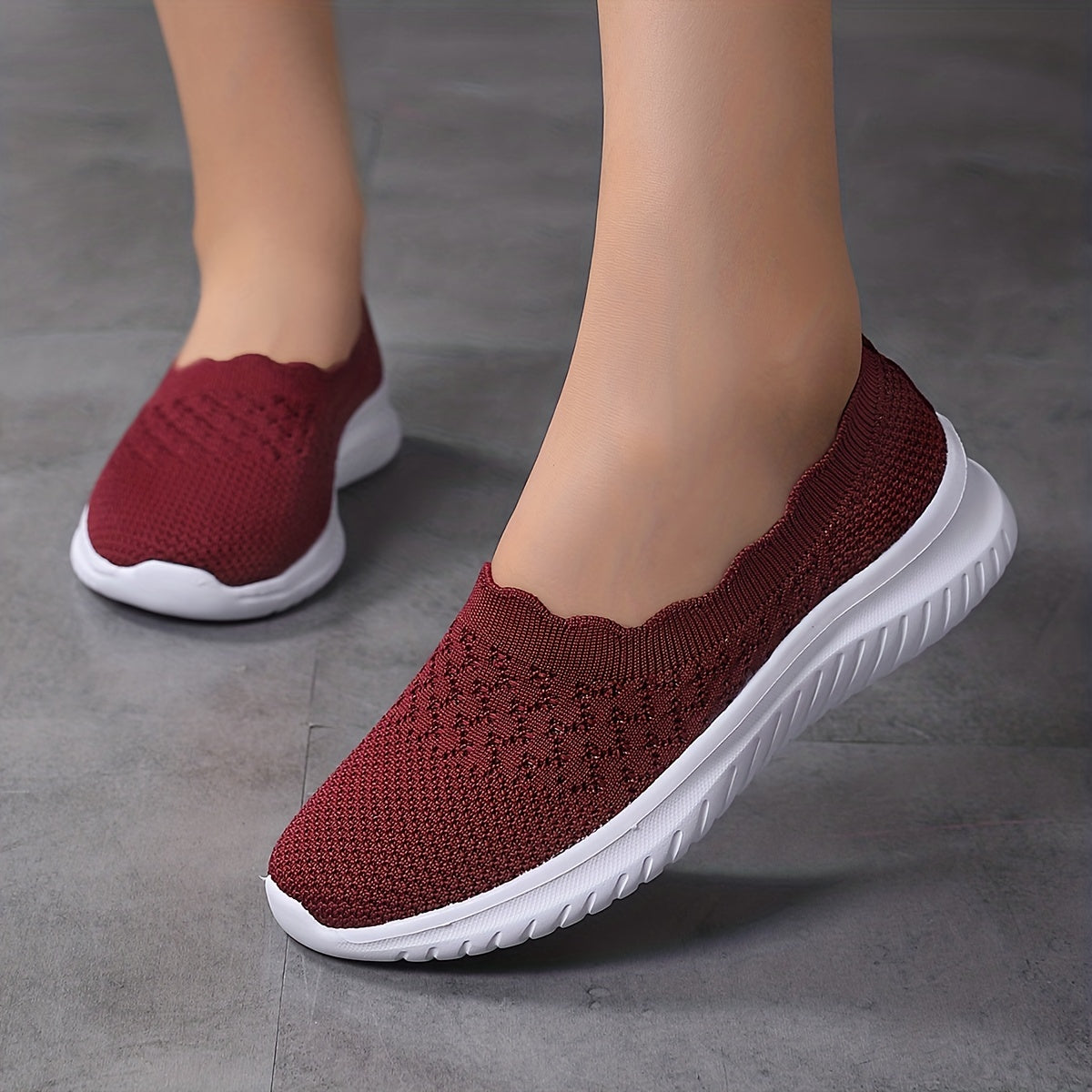 Talia - Baskets Slip-On Texturées